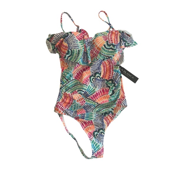 NWT LA BLANCA SWIMSUIT - Picture 9 of 10